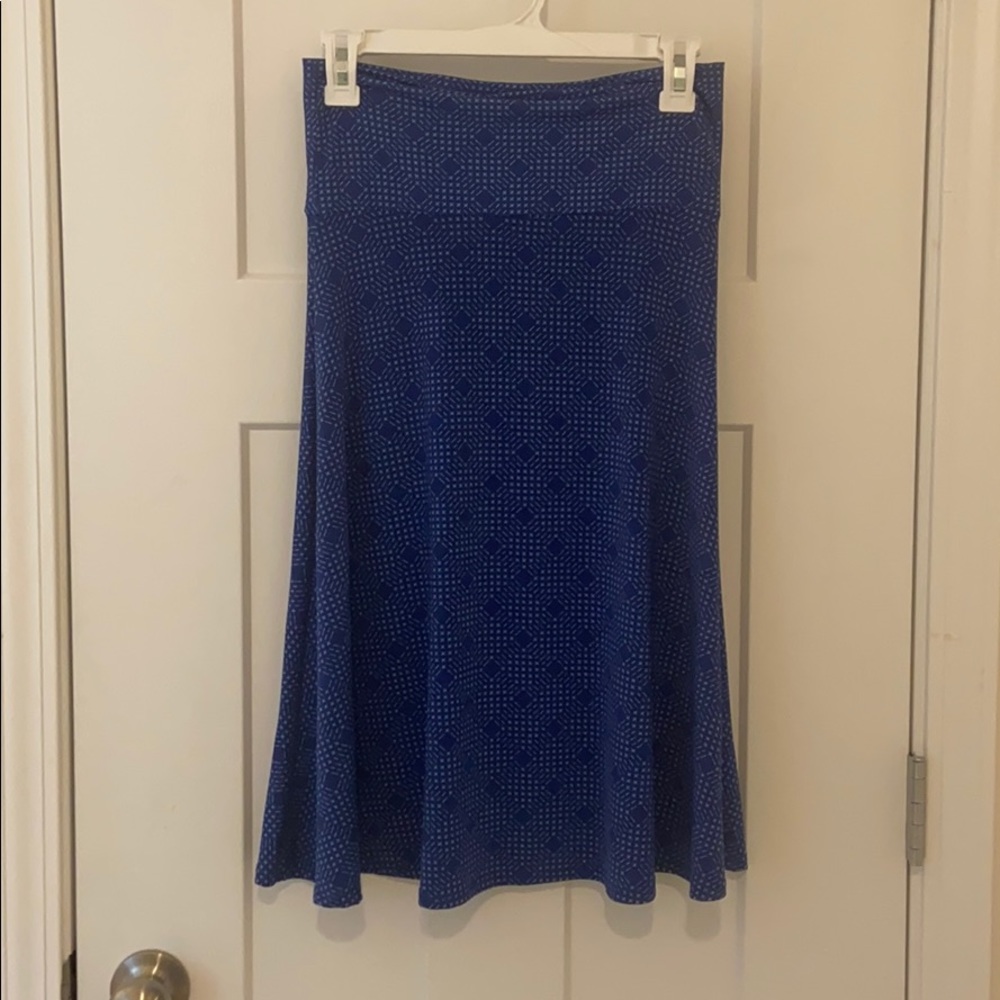 Blue Azure Lularoe Skirt